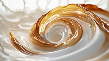 Creative gel textures, golden white, abstract, , liquid glass effect, hydration, moisturizer, serum, hyaluronic acid, facial care, skincare treatment, beauty, ads, luxury, clean white background.