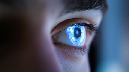 An AI ethics researcher studying the impact of machine learning on society in a high tech policy lab, futuristic ethics facility with real-time AI transparency evaluation, Scientific style