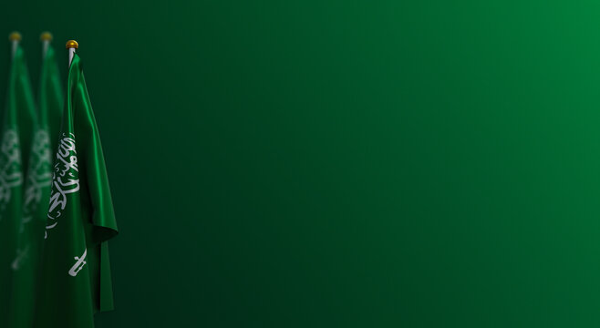 Saudi_Arabia Flag national day banner design flag theme graphic art web background Abstract celebration . Saudi Arabia flag waving with beautiful gradient. Saudi Arabian national flag for independence