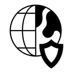 global security black icon