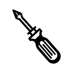 Screwdriver icon with transparent background