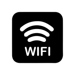 WiFi icon with transparent background