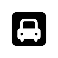 Carpark icon with transparent background