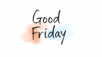 Good Friday text banner