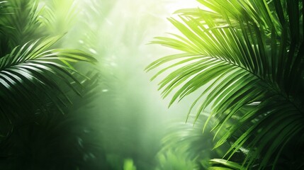 Obraz premium Palm Sunday design with copy space.