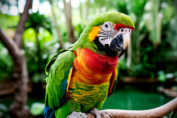 Obraz premium blue and yellow macaw