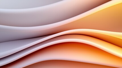 Abstract Wavy Background with Smooth Textures and Warm Colors