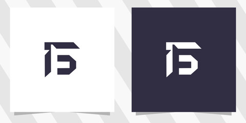 Fototapeta premium letter f logo design vector