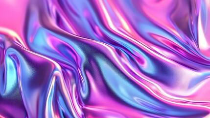 Obraz premium Mesmerizing Satin Fabric with Shimmering Light Reflections and Elegant Folds for Captivating Beauty Backgrounds