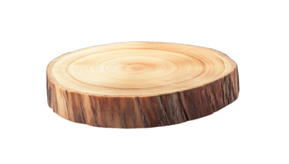 a smooth circular wooden slice showcasing natural wood grain ide