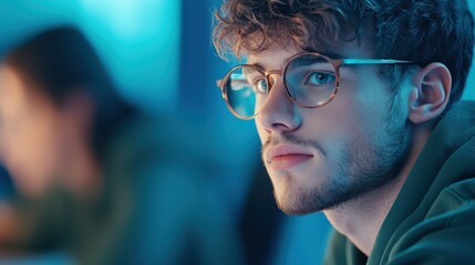 Coding Coding bootcamp session with students learning programming languages in a modern classroom.