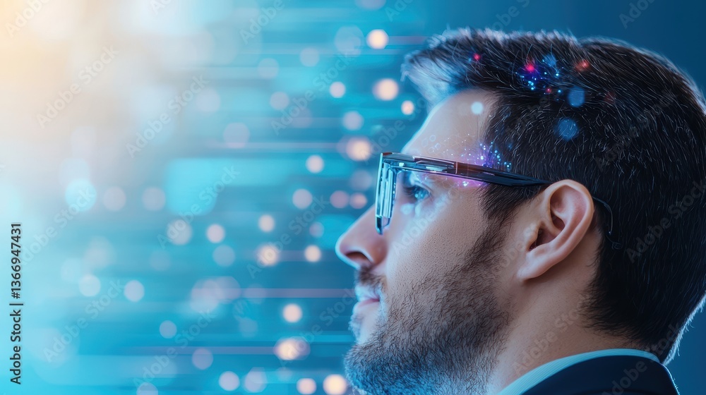 Poster software digital transformation with software engineers developing enterprise solutions.