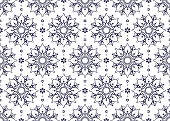mandalas ethnic fabric seamless pattern, line design, design for cloth, carpet, batik, wallpaper, wrapping etc.