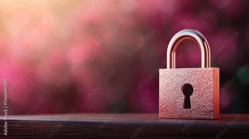 Poster firewall digital security layers protecting sensitive business information.