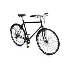 bicycle isolated on white background