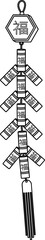 Firecracker Chinese Outline