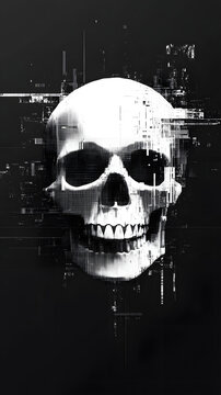 Digital Skull: Glitch in the System