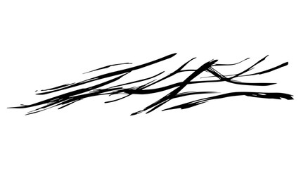 Abstract Line Art: A minimalistic design of dynamic lines, expressing a sense of energy and motion. The image is an interplay of black brushstrokes, representing speed, flow, and the artist's hand. 