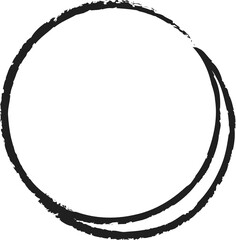 Geometric brush drawn shapes