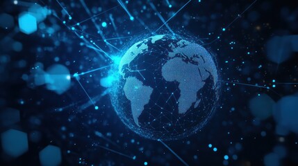 Obraz premium Global Network (1)