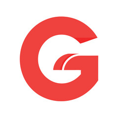 Minimalis Modern G Letter Vector Logo Design Template Use Any Purpose