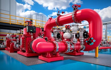 Industrial Fire Pump System