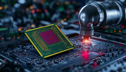Chip Assembly in Factory
