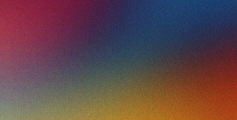 Fototapeta premium Minimalist background in Burgundy Navy Yellow with gradient and soft abstract noise effect grainy, texture, contemporary style