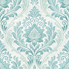 Fototapeta premium Seamless Floral Pattern Design Home Decor Digital Art Elegant Environment Top View Style Inspiration