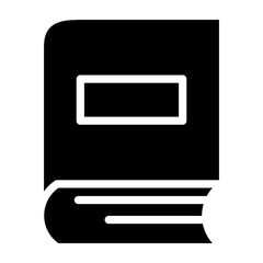 Notebook Vector Glyph Icon Design