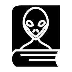 Fiction Vector Glyph Icon Design