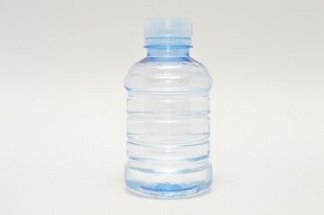 Plastic bottle isolated on white background with clipping path