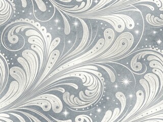 Seamless Floral Pattern Design Digital Art Aesthetic Background Elegant Creative Concept