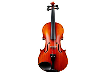 Fototapeta premium Violin isolated on transparent or white background