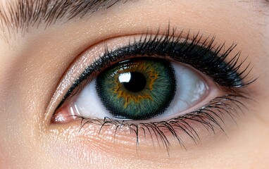Obraz premium Close-up Eye Makeup Detail (1)
