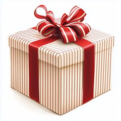 gift box with red ribbon