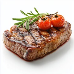 grilled steak with Tomatoes and Herbs