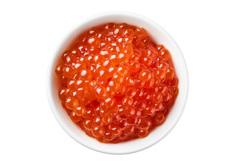 Delicious caviar isolated on transparent or white background