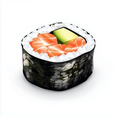 sushi with salmon