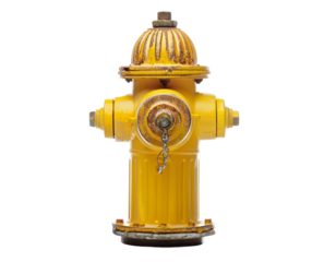 Vintage Yellow Fire Hydrant