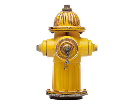 Vintage Yellow Fire Hydrant