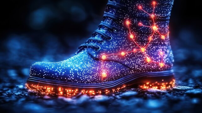 Luminous Footwear: A Futuristic Boot Design