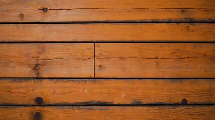 Naklejka premium Old wooden plank background with natural grain and textured surface