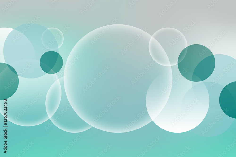Poster abstract geometric background gradient soft light green gray bokeh for graphic business background t