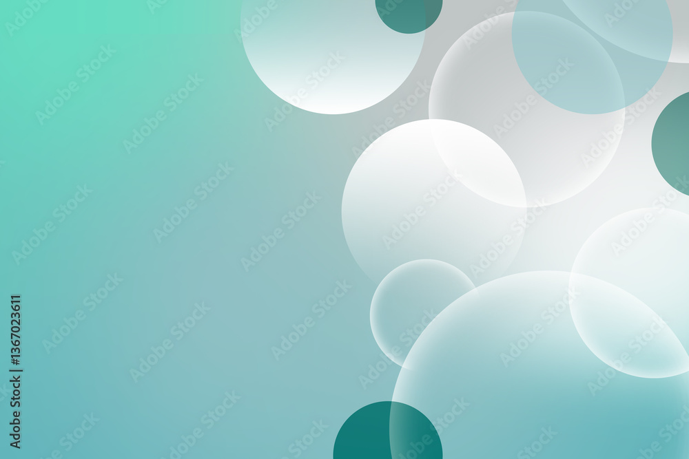 Poster abstract geometric background gradient soft light green gray bokeh for graphic business background t