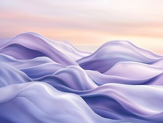 Smooth Pastel Gradient Landscape with Soft Blending of Lavender and Pink Hues