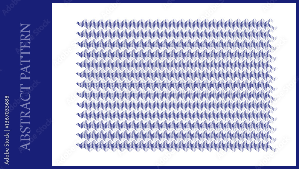 Aufkleber abstract horizontal batik pattern, abstract background horizontal zigzag pattern. template, design, 