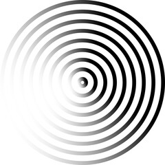 Circle lines gradient. Creative design