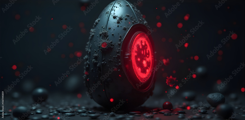 Poster a concealed threat hides in plain sight within an interface, its true danger only revealed when acci