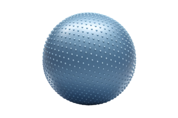 A Durable and Versatile Textured Mini Exercise Ball for Fitness isolated on transparent background 
